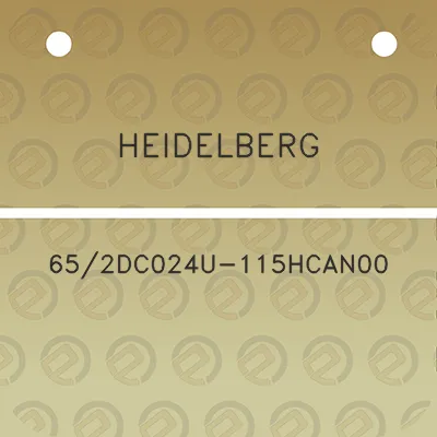 heidelberg-652dc024u-115hcan00