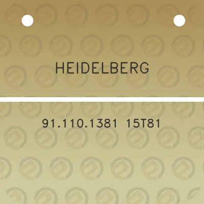 heidelberg-911101381-15t81