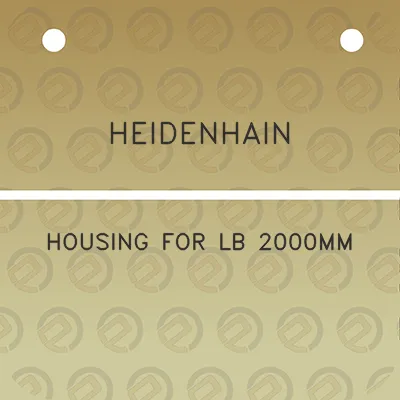 heidenhain-housing-for-lb-2000mm