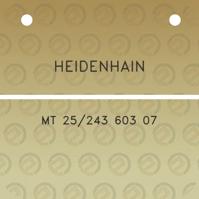 heidenhain-mt-25-243-603-07