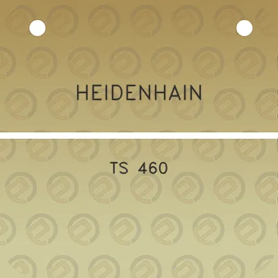 heidenhain-ts-460