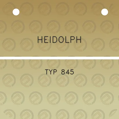 heidolph-typ-845