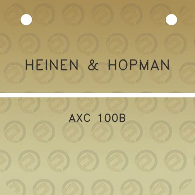 heinen-hopman-axc-100b