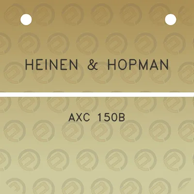 heinen-hopman-axc-150b