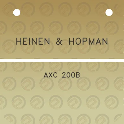 heinen-hopman-axc-200b