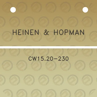 heinen-hopman-cw1520-230