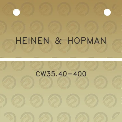 heinen-hopman-cw3540-400