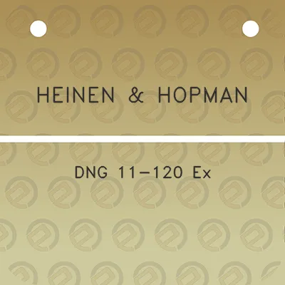 heinen-hopman-dng-11-120-ex