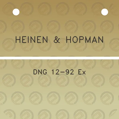 heinen-hopman-dng-12-92-ex