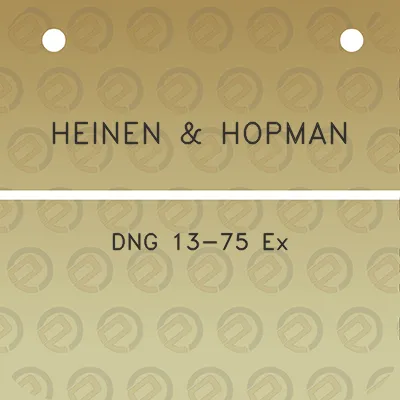 heinen-hopman-dng-13-75-ex