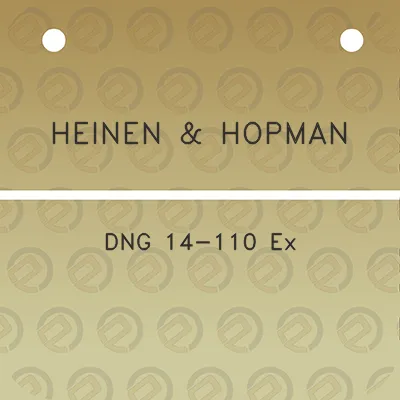 heinen-hopman-dng-14-110-ex