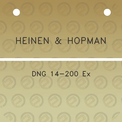 heinen-hopman-dng-14-200-ex