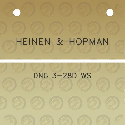 heinen-hopman-dng-3-28d-ws