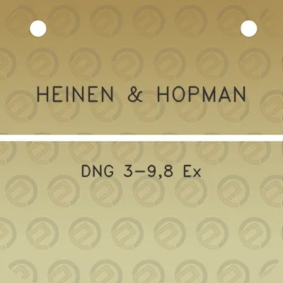 heinen-hopman-dng-3-98-ex