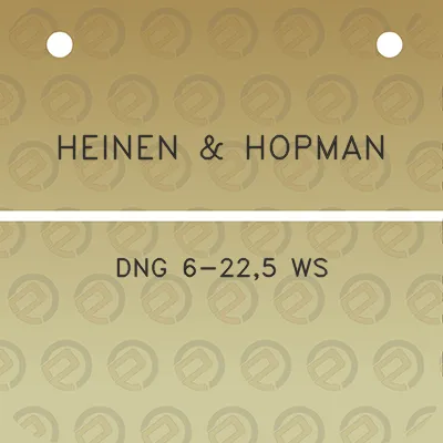 heinen-hopman-dng-6-225-ws