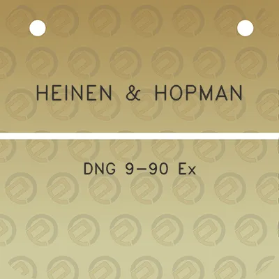 heinen-hopman-dng-9-90-ex