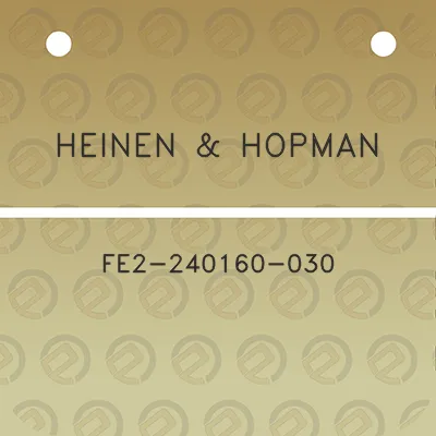 heinen-hopman-fe2-240160-030