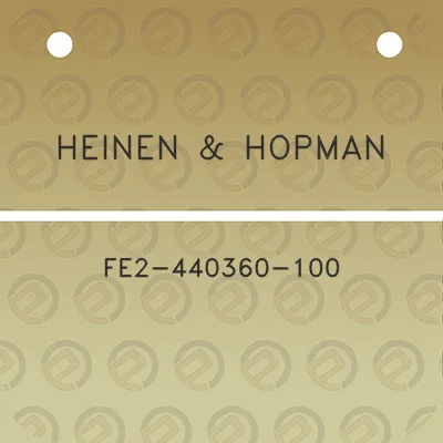 heinen-hopman-fe2-440360-100