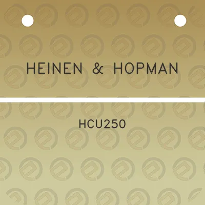 heinen-hopman-hcu250