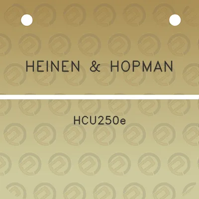 heinen-hopman-hcu250e