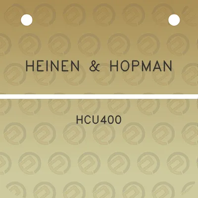 heinen-hopman-hcu400