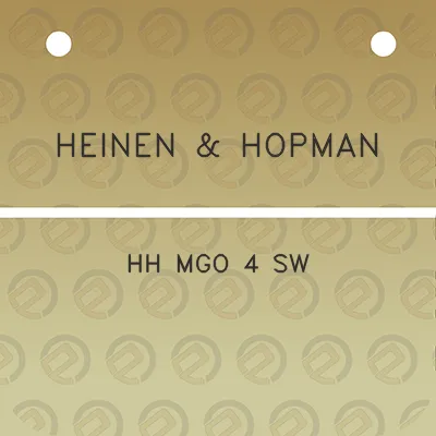 heinen-hopman-hh-mgo-4-sw