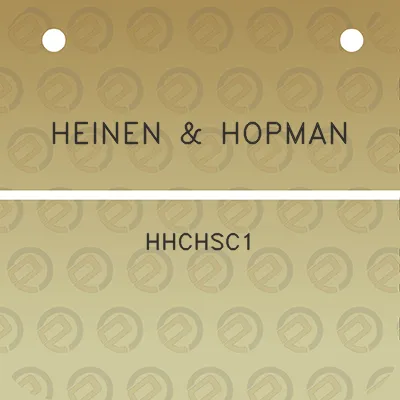 heinen-hopman-hhchsc1