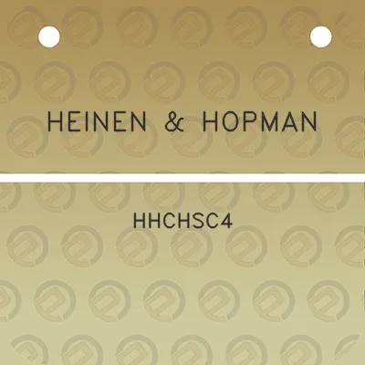 heinen-hopman-hhchsc4