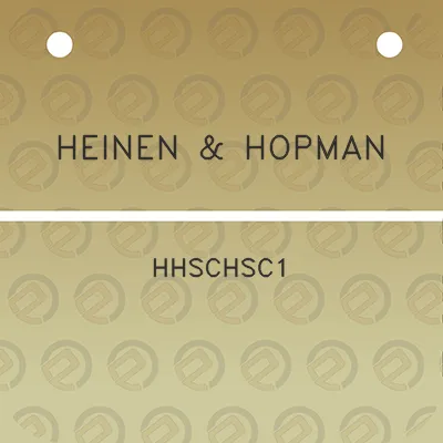 heinen-hopman-hhschsc1