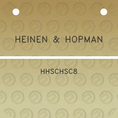 heinen-hopman-hhschsc8