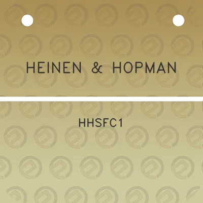 heinen-hopman-hhsfc1