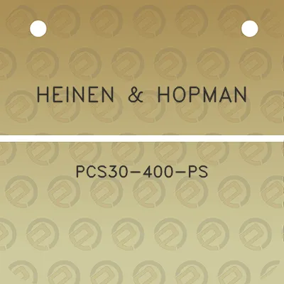 heinen-hopman-pcs30-400-ps