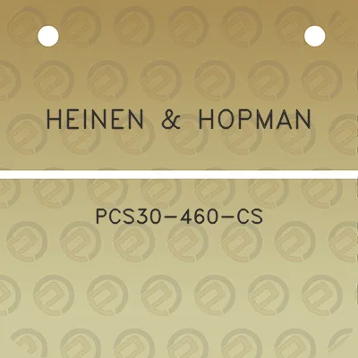 heinen-hopman-pcs30-460-cs