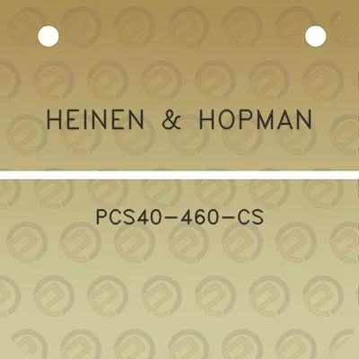 heinen-hopman-pcs40-460-cs