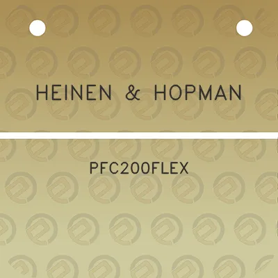 heinen-hopman-pfc200flex