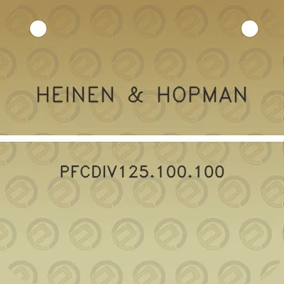 heinen-hopman-pfcdiv125100100