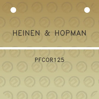 heinen-hopman-pfcor125