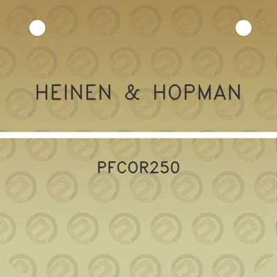 heinen-hopman-pfcor250