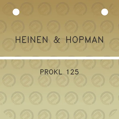 heinen-hopman-prokl-125