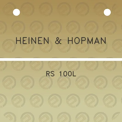 heinen-hopman-rs-100l