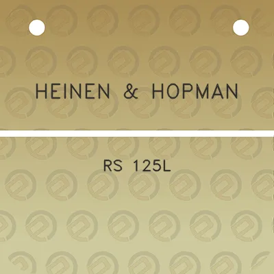 heinen-hopman-rs-125l