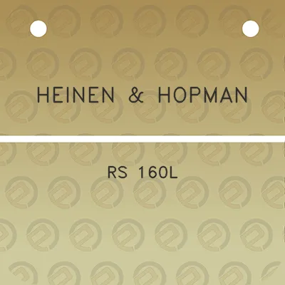 heinen-hopman-rs-160l