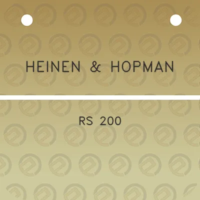 heinen-hopman-rs-200