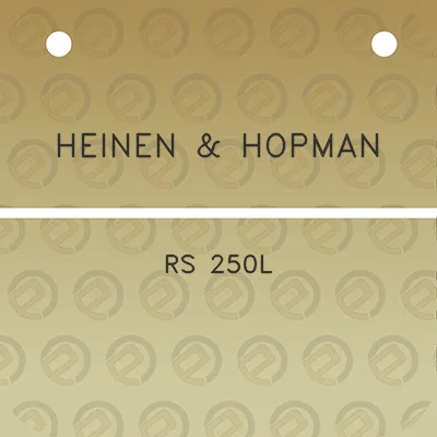 heinen-hopman-rs-250l