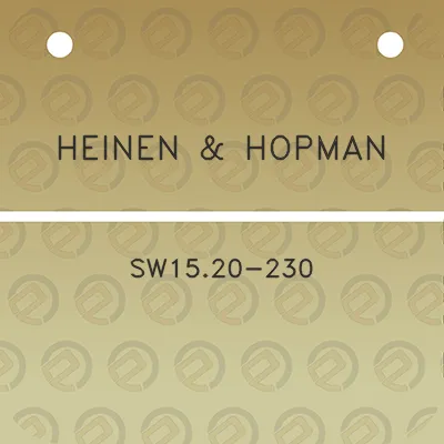 heinen-hopman-sw1520-230