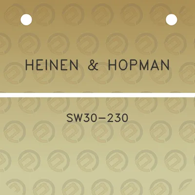 heinen-hopman-sw30-230