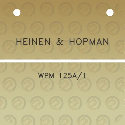 heinen-hopman-wpm-125a1