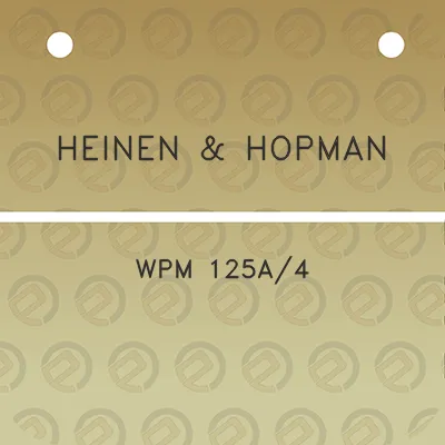 heinen-hopman-wpm-125a4