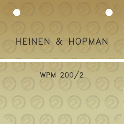 heinen-hopman-wpm-2002