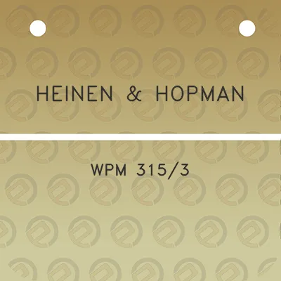 heinen-hopman-wpm-3153